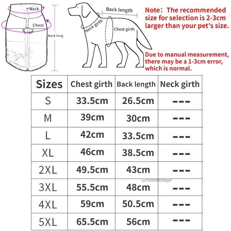 ArcticPaw™ Waterproof Dog Jacket – Warm, Windproof & Stylish