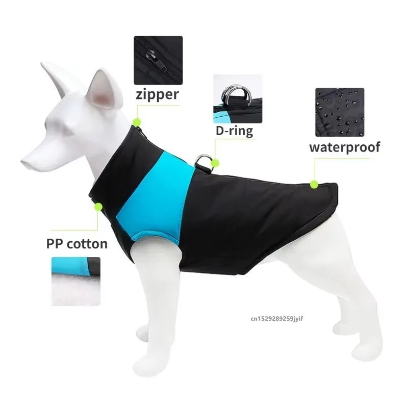ArcticPaw™ Waterproof Dog Jacket – Warm, Windproof & Stylish